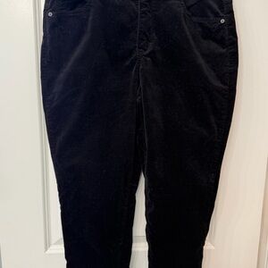 Democracy Women’s Black Velvet Pants